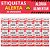 30 Etiquetas Vinil Alerta Alergia Alimentar - Imagem 4