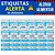 30 Etiquetas Vinil Alerta Alergia Alimentar - Imagem 2