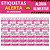 30 Etiquetas Vinil Alerta Alergia Alimentar - Imagem 3