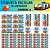 50 Etiquetas Escolares Vinil Carros - Imagem 8