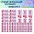 50 Etiquetas Escolares Vinil Borboleta - Imagem 6
