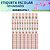 129 Etiquetas Escolares Vinil Borboleta - Imagem 1