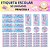 50 Etiquetas Escolares Vinil Princesa - Imagem 5