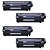 Kit 4x Toner Compatível HP 12A Q2612A HP1010 HP1020 HP1022 - Imagem 1