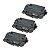 Kit 3 Toner Compatível HP 55A CE255A HP P3015 P3016 HP M521 - Imagem 1
