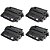Kit 4 Toner Compatível HP 55X MAIOR CE255X HP P3015 HP M521 - Imagem 1