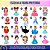 50 Etiquetas Escolares Vinil Escolha seu Personagem - Imagem 8