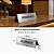 Prisma Placa De Mesa Reservado Prata Abs Escovado - Imagem 4