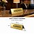 Prisma Placa De Mesa Reservado Dourado Abs Escovado - Imagem 2