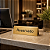 Prisma Placa De Mesa Reservado Dourado Abs Escovado - Imagem 3
