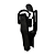 Coldre de Cintura Glock com Lanterna Mid-Ride - Preto (Phantom Maynards) - Imagem 3