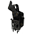 Coldre Police 2R ou 3R Universal Com Garfo - Preto (Maynards Police) - Imagem 3