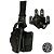 Combo Coldre MTM 2R e 3R Glock ou APX para Perna e Colete - Preto (Maynards MTM) - Imagem 1