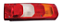 LANTENA  TRAS S/SIRENE MB AXOS  ACTROS S/VIG  LD 432118 - Imagem 1