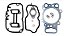 JOGO JUNTA SUPERIOR SCANIA DC9 EURO 3 S/   79310 - Imagem 1