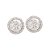 Brinco Pizza Mini Ouro 18k e Diamantes - Imagem 1