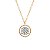 Colar Pave Circulo Lou Ouro 18k Diamante - Imagem 1