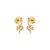 Brinco Serpente Ouro 18k Diamante - Imagem 1