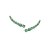 Brinco Ear Cuff Nice Ouro 18k Esmeralda - Imagem 1