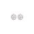 Brinco Invisible Magia Ouro 18k com Diamante - Imagem 1