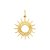 Pingente Sol Ouro 18k - Imagem 1