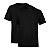 Kit 2 Camisetas Premium Preta Masculina Lisa 100% Algodão - Imagem 1