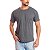 Kit 2 Camisetas Premium Cinza Masculina Lisa 100% Algodão - Imagem 2