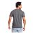 Kit 2 Camisetas Premium Cinza Masculina Lisa 100% Algodão - Imagem 3