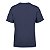 Kit 2 Camisetas Premium Azul Masculina Lisa 100% Algodão - Imagem 3