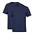 Kit 2 Camisetas Premium Azul Masculina Lisa 100% Algodão - Imagem 1