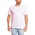 Kit 2 Camisetas Premium Masculina Lisa 100% Algodão - Branca / Cinza - Imagem 2