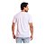 Kit 2 Camisetas Premium Masculina Lisa 100% Algodão - Branca / Cinza - Imagem 4