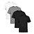 Kit 4 Camisetas SSB Brand Masculina Lisa Premium 100% Algodão - Imagem 1