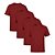 Kit 4 Camisetas SSB Brand Masculina Lisa Premium 100% Algodão - Imagem 1