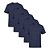 Kit 5 Camisetas SSB Brand Masculina Lisa Premium 100% Algodão - Imagem 1