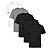 Kit 5 Camisetas SSB Brand Masculina Lisa Premium 100% Algodão - Imagem 1