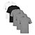 Kit 5 Camisetas SSB Brand Masculina Lisa Premium 100% Algodão - Imagem 1