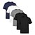 Kit 5 Camisetas SSB Brand Masculina Lisa Premium 100% Algodão - Imagem 1
