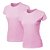 Kit 2 Blusas Feminina Camiseta Lisa Básica Algodão Camisa Baby Look - Imagem 1