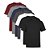 Kit 7 Camisetas Masculina Manga Curta Lisa Algodão Premium - Imagem 1