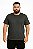 Camiseta Masculina Plus Size Camisa Lisa Algodão Premium - Imagem 3
