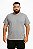 Camiseta Masculina Plus Size Camisa Lisa Algodão Premium - Imagem 7