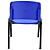 Cadeira Plástica de Plástico Fixa Anatômica Empilhável AZUL - 12072 - Casa das Cadeiras Anápolis - Imagem 4