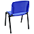 Cadeira Plástica de Plástico Fixa Anatômica Empilhável AZUL - 12072 - Casa das Cadeiras Anápolis - Imagem 5