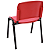 Cadeira Plástica de Plástico Fixa Anatômica Empilhável VERMELHA - 12073 - Casa das Cadeiras Anápolis - Imagem 5