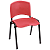 Cadeira Plástica de Plástico Fixa Anatômica Empilhável VERMELHA - 12073 - Casa das Cadeiras Anápolis - Imagem 1