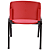 Cadeira Plástica de Plástico Fixa Anatômica Empilhável VERMELHA - 12073 - Casa das Cadeiras Anápolis - Imagem 4