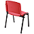 Cadeira Plástica de Plástico Fixa Anatômica Empilhável VERMELHA - 12073 - Casa das Cadeiras Anápolis - Imagem 3