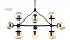 Pendente Orbe PRETO - Imagem 1