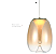 PENDENTE ZUG 15W 900LM 2700K D27X37CM DOURADO - Imagem 3